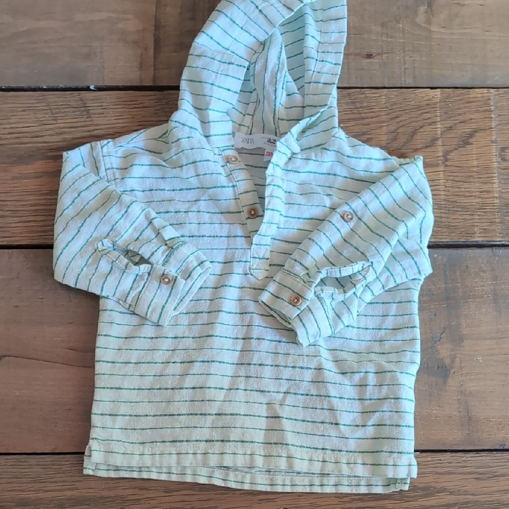 Cotton Linen Zara 12-18mo Summer Pullover